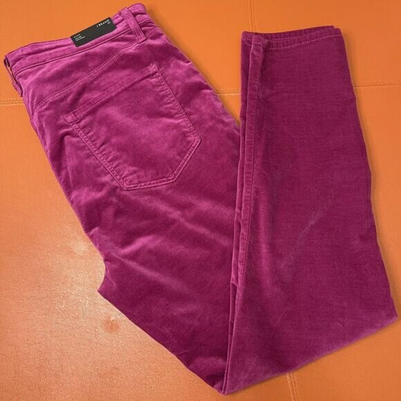 J Brand Alana High-Rise Crop Skinny Victoria Velvet Size 32 NEW - Picture 2 of 12
